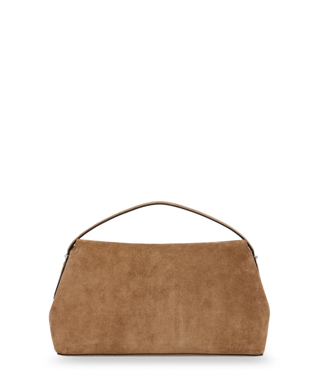 TOTEME Коричневая замшевая сумка через плечо, фото 2
