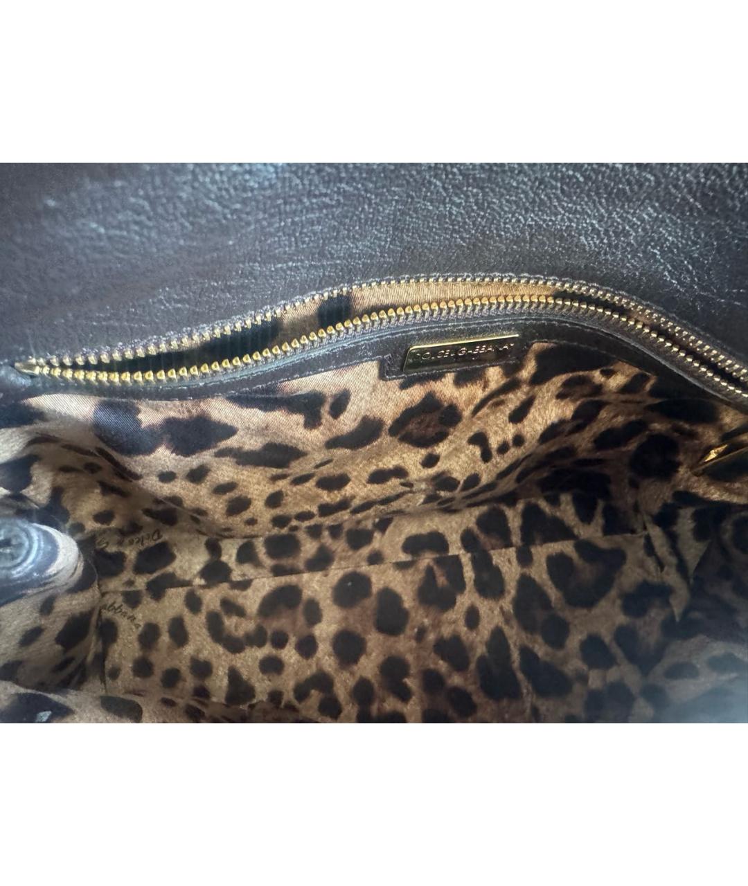 DOLCE&GABBANA Мульти сумка с короткими ручками из экзотической кожи, фото 6