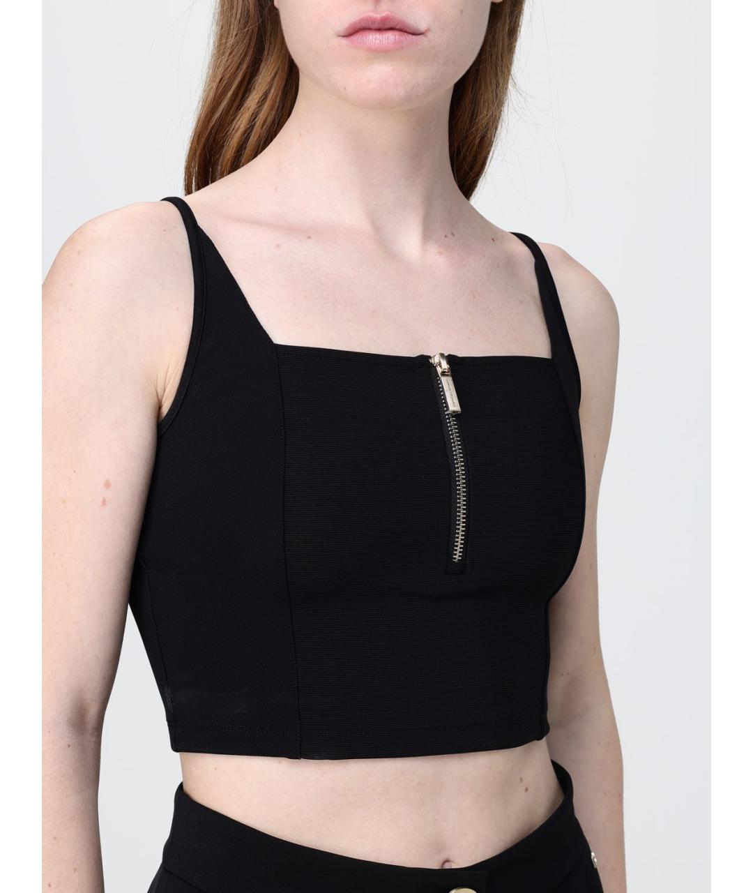 ARMANI EXCHANGE Черная полиамидовая майка, фото 3