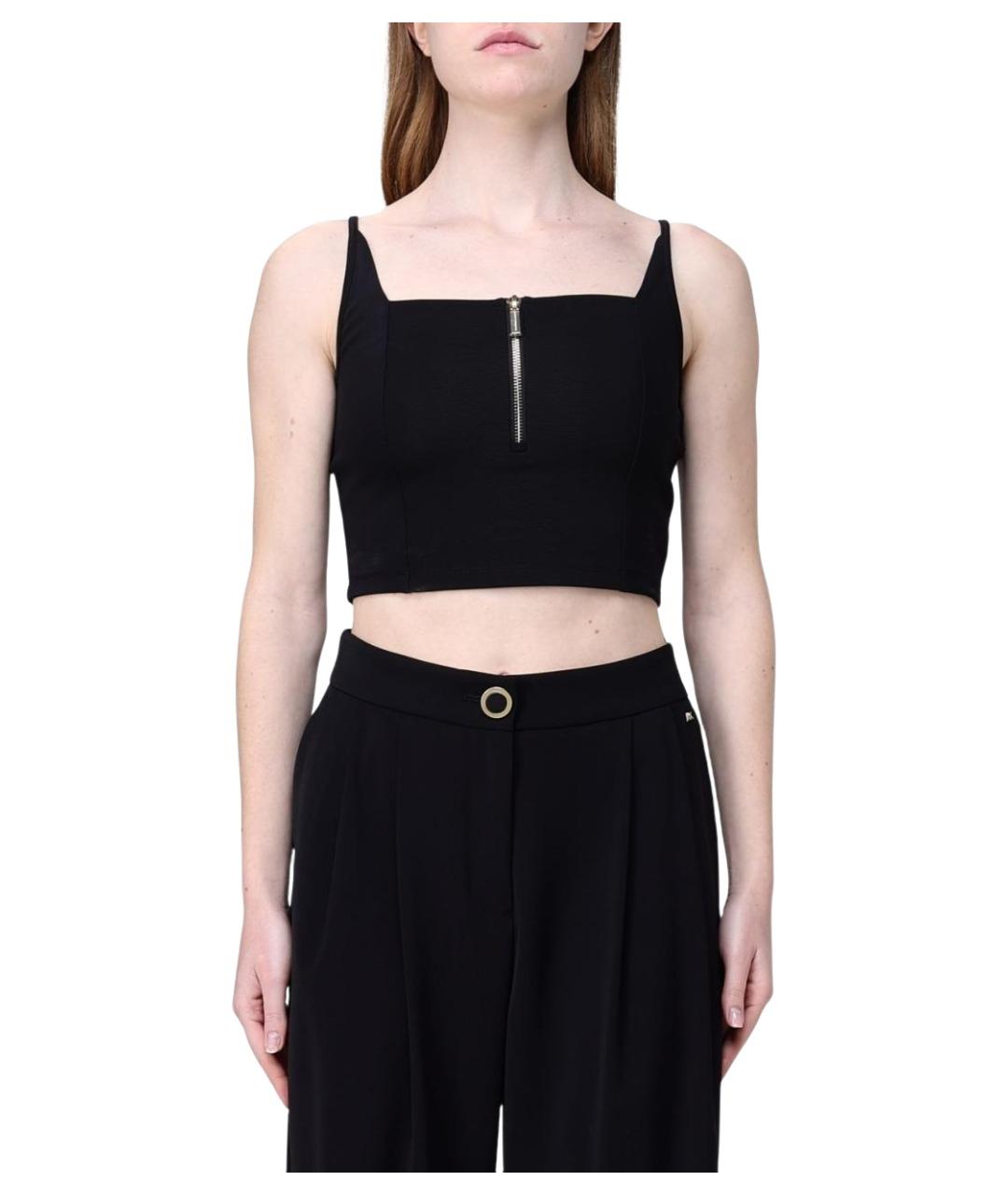 ARMANI EXCHANGE Черная полиамидовая майка, фото 1