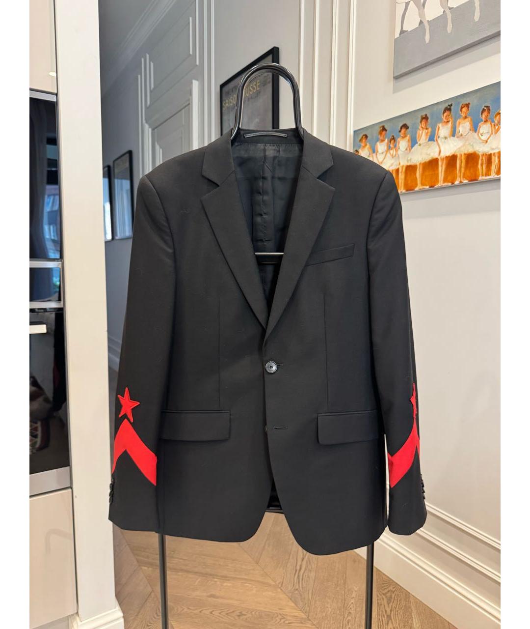 GIVENCHY Черный шерстяной пиджак, фото 5