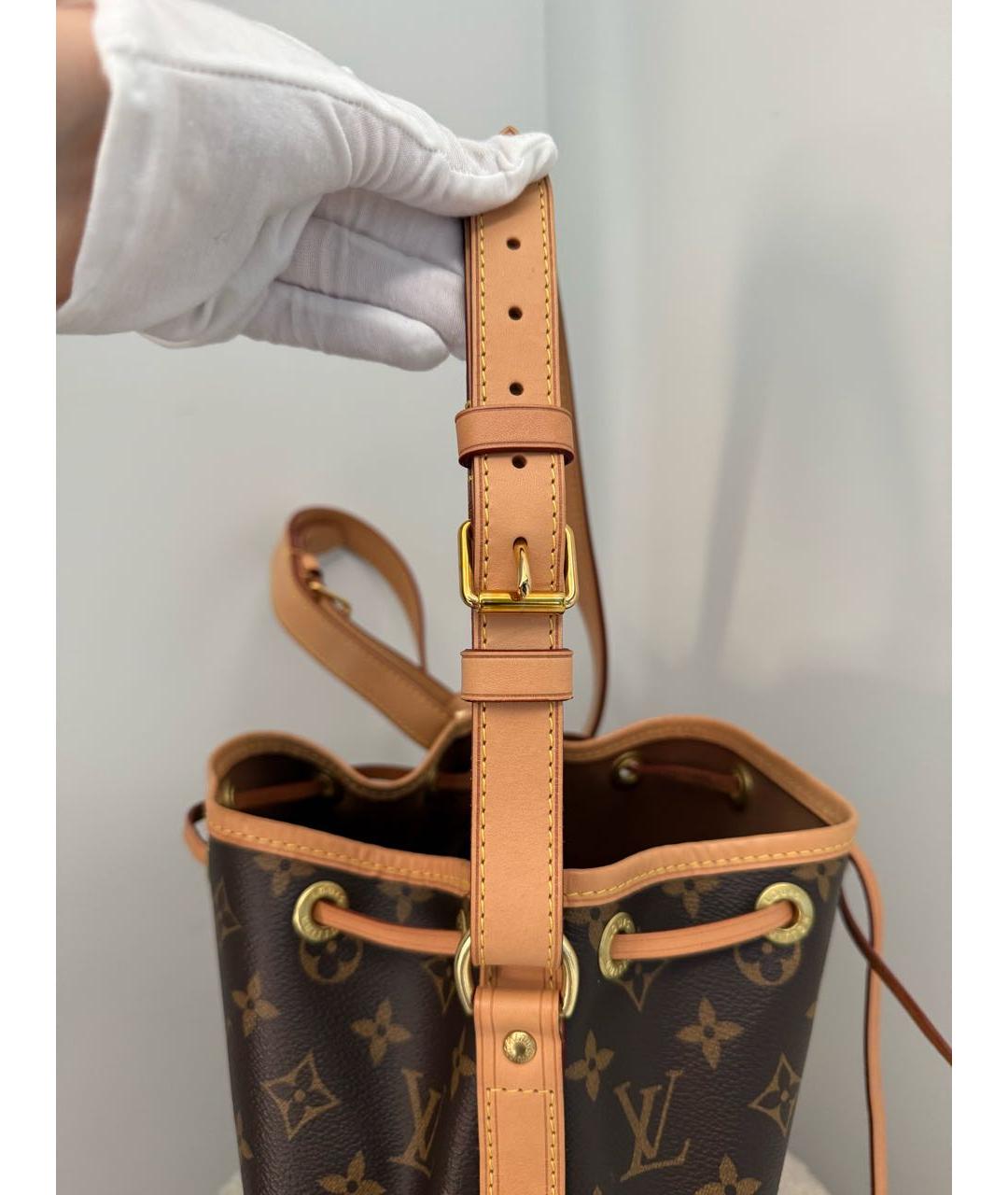 LOUIS VUITTON Коричневая сумка через плечо, фото 7