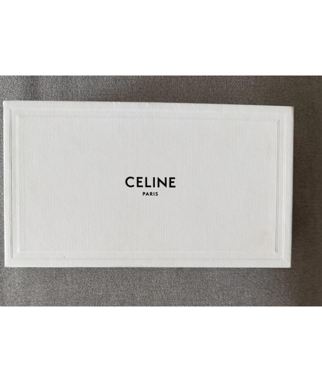 CELINE Черные пластиковые солнцезащитные очки, фото 4