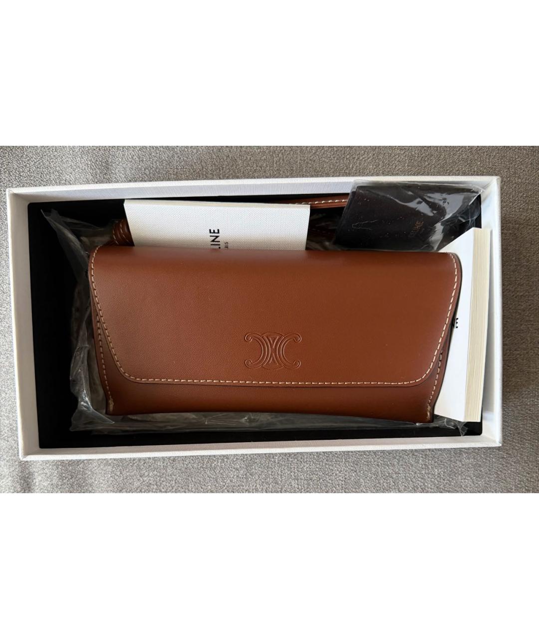 CELINE Черные пластиковые солнцезащитные очки, фото 5