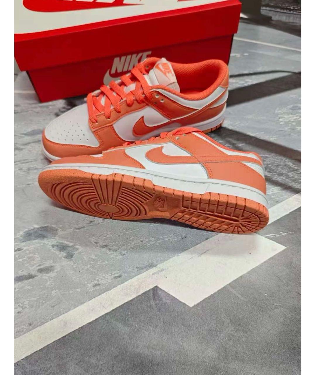 NIKE Коралловые кожаные кроссовки, фото 7