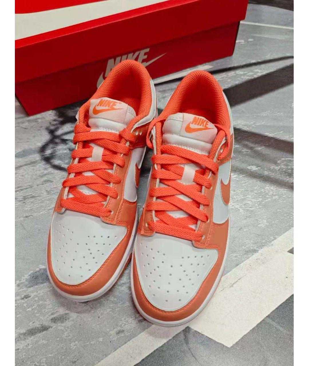 NIKE Коралловые кожаные кроссовки, фото 6