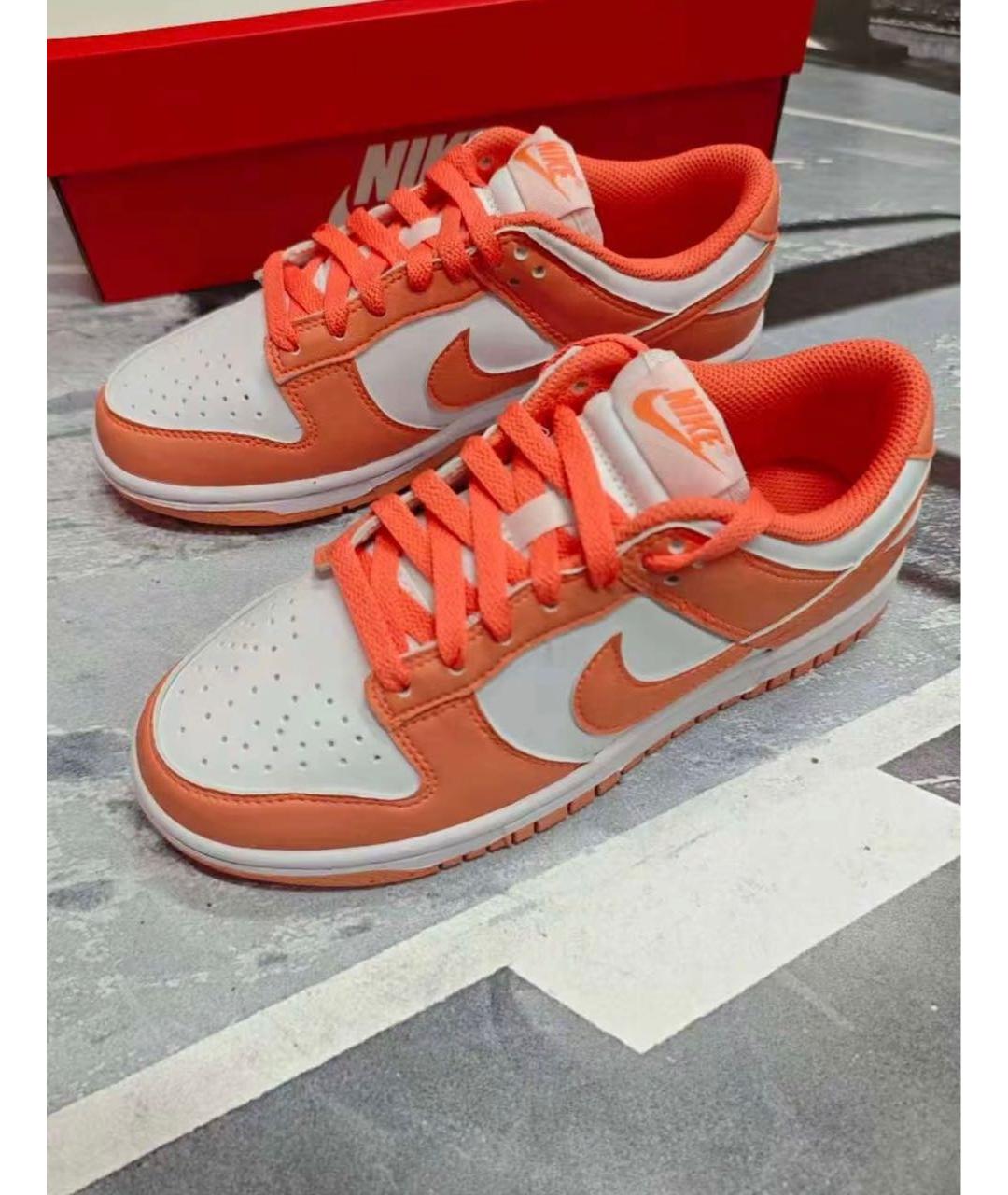 NIKE Коралловые кожаные кроссовки, фото 5