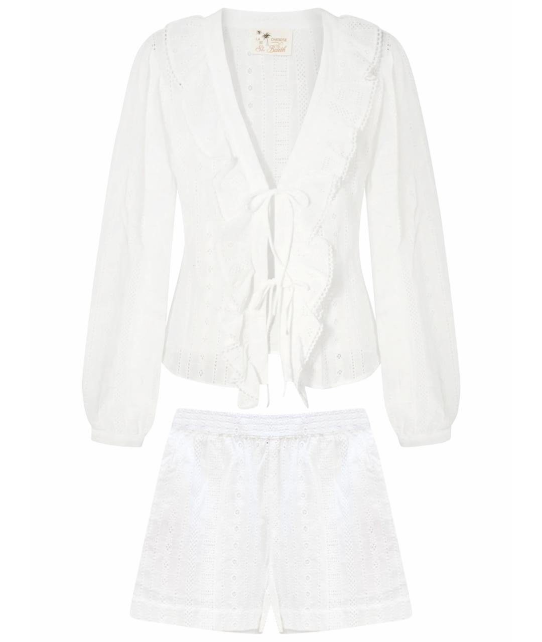 MC2 SAINT BARTH Белый костюм с брюками, фото 1