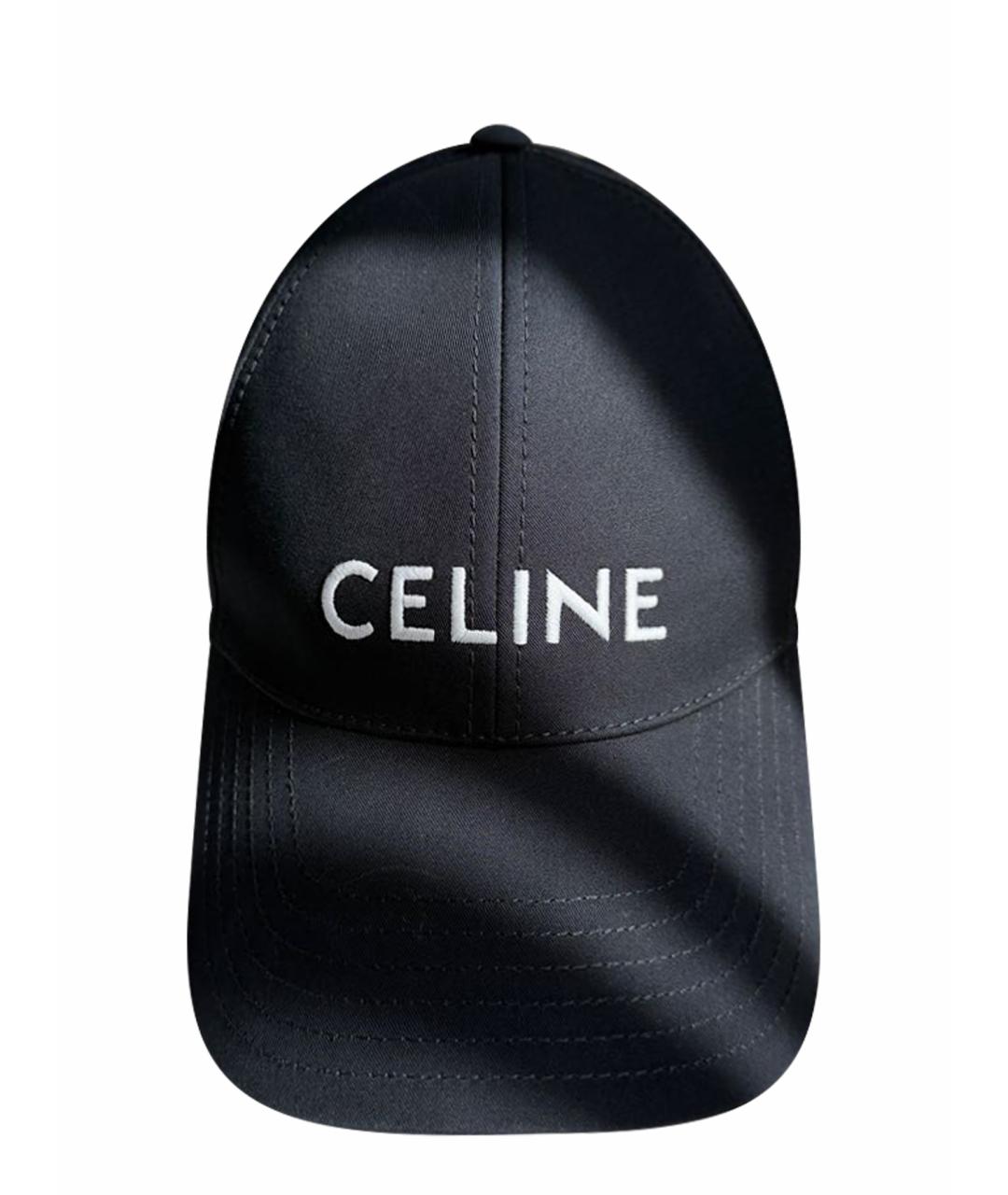 CELINE Черная кепка, фото 1