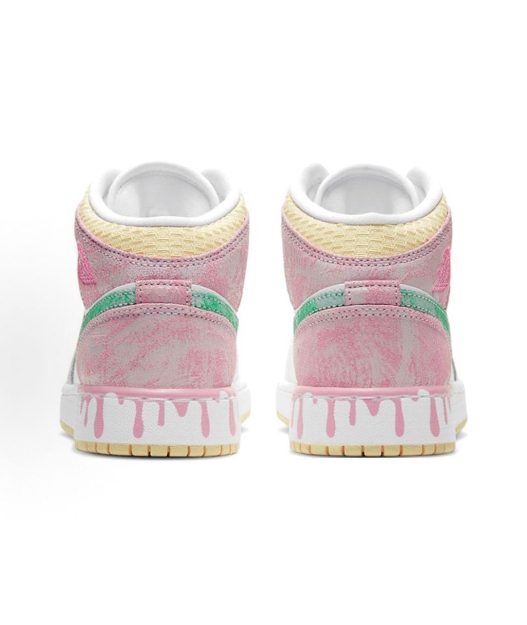 JORDAN Белые кожаные кроссовки, фото 4