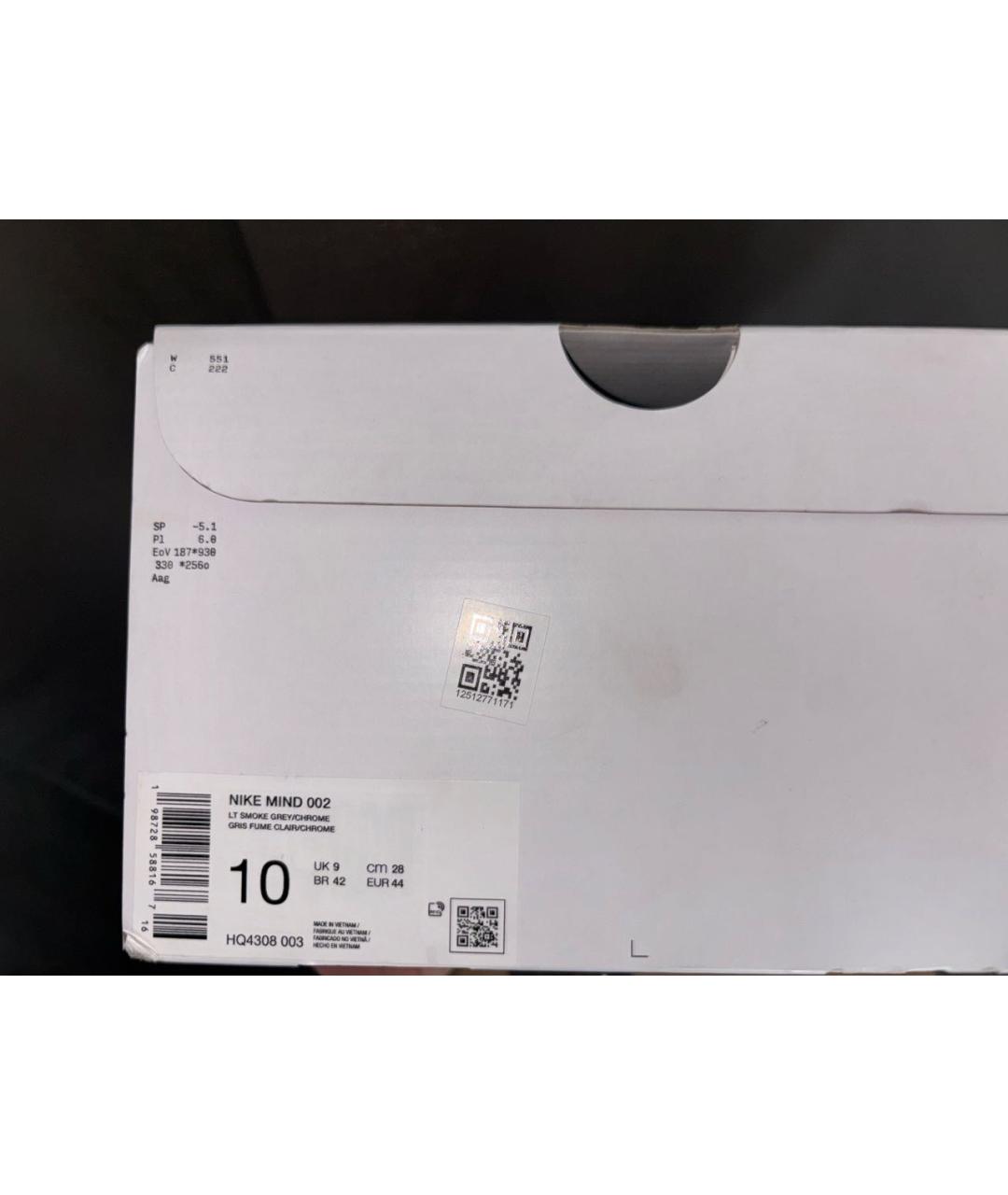 NIKE Серые низкие кроссовки / кеды, фото 5