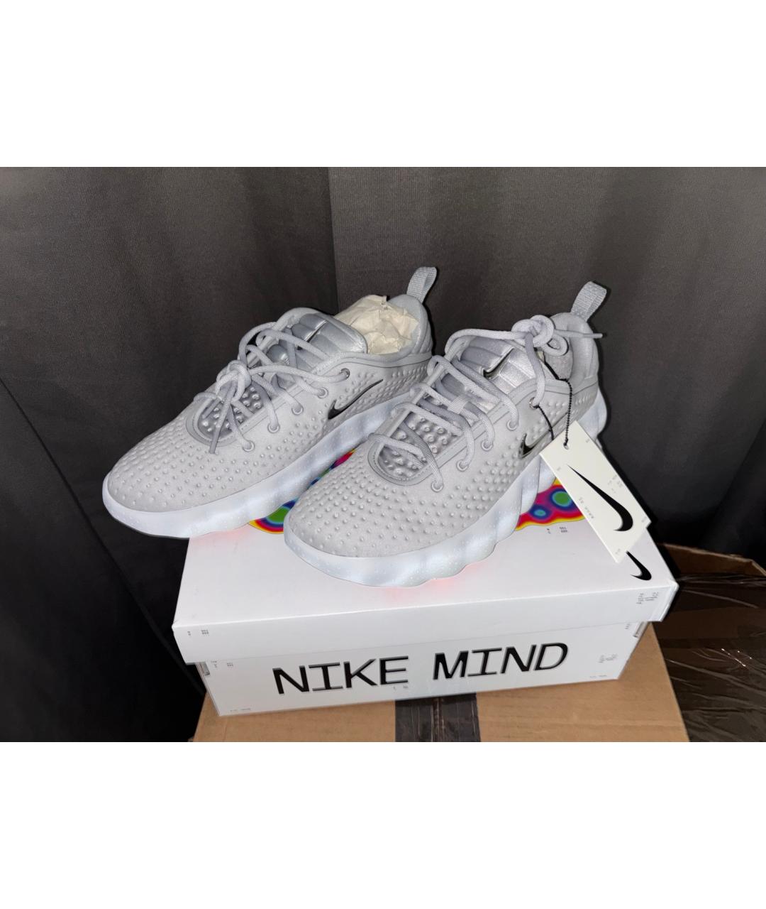 NIKE Серые низкие кроссовки / кеды, фото 2