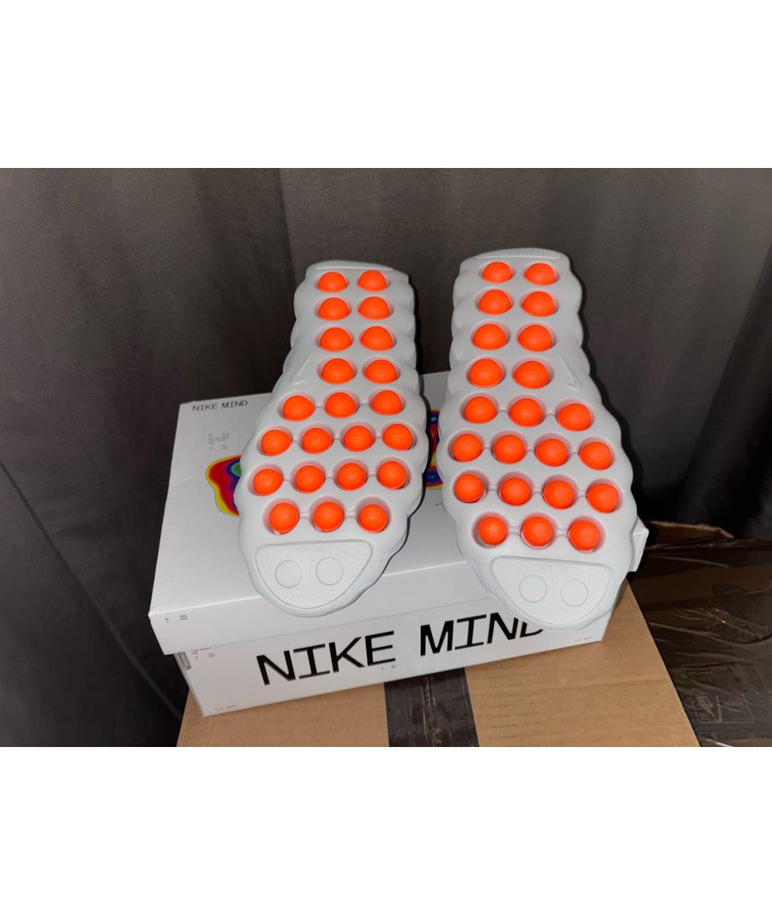 NIKE Серые низкие кроссовки / кеды, фото 7