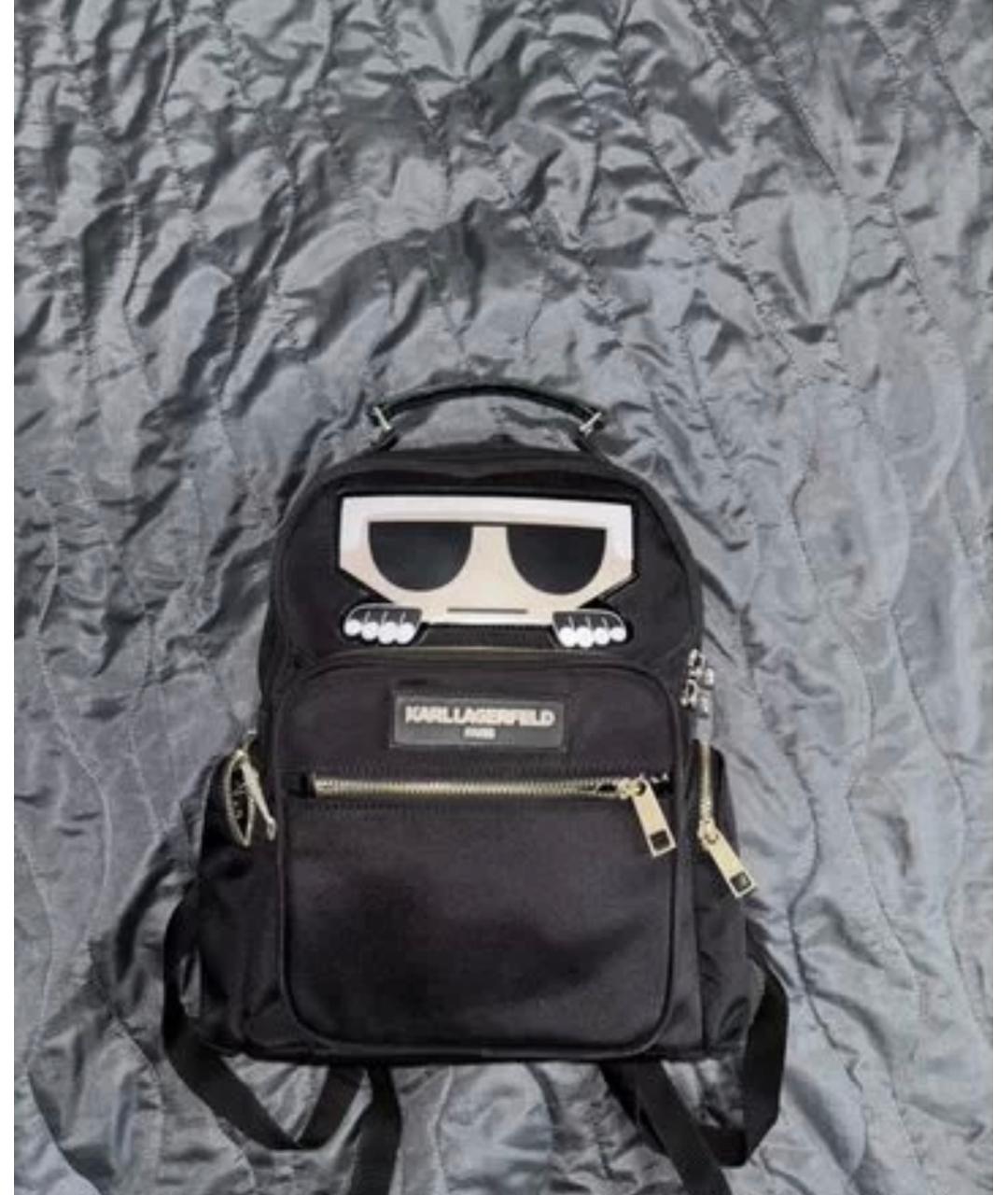 KARL LAGERFELD Черный рюкзак, фото 5