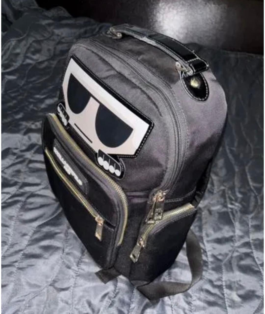 KARL LAGERFELD Черный рюкзак, фото 2