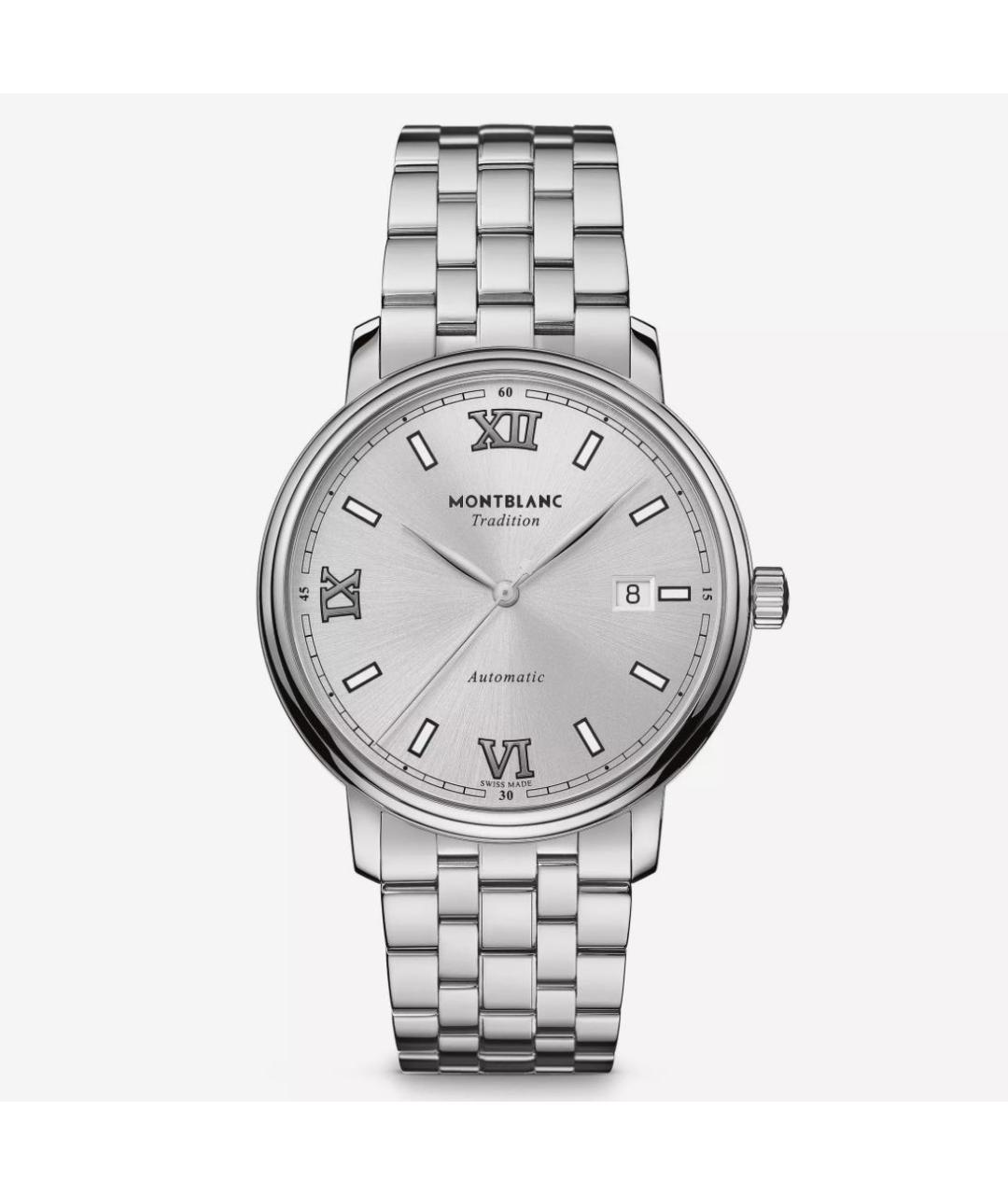 MONTBLANC Серебряные стальные часы, фото 6