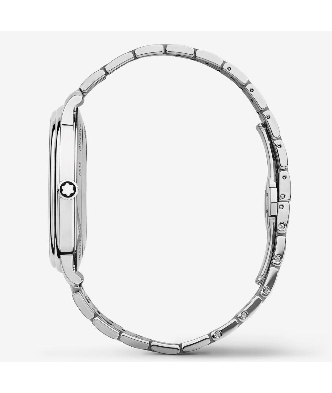 MONTBLANC Серебряные стальные часы, фото 3