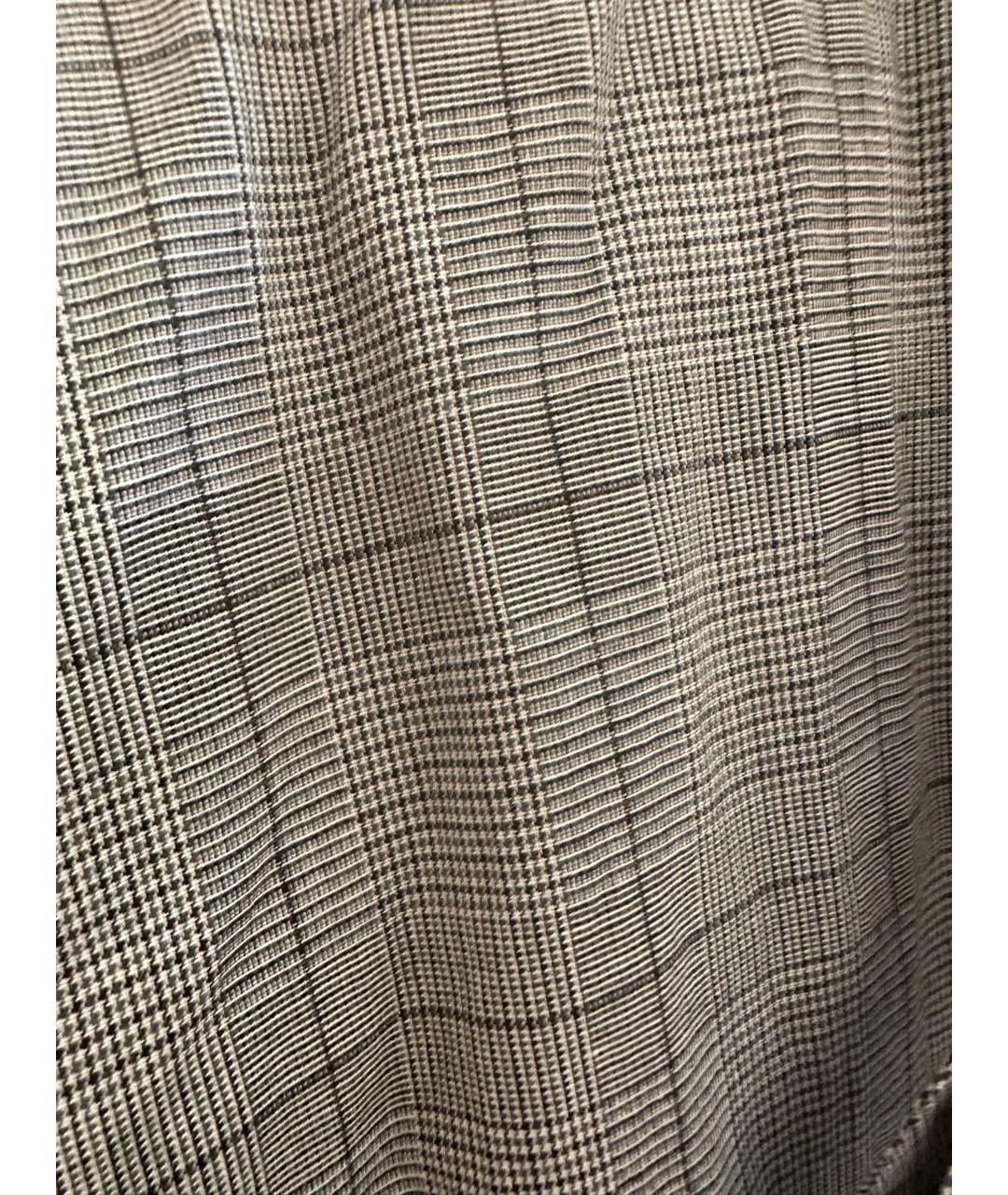 BALENCIAGA Серая хлопковая рубашка, фото 4