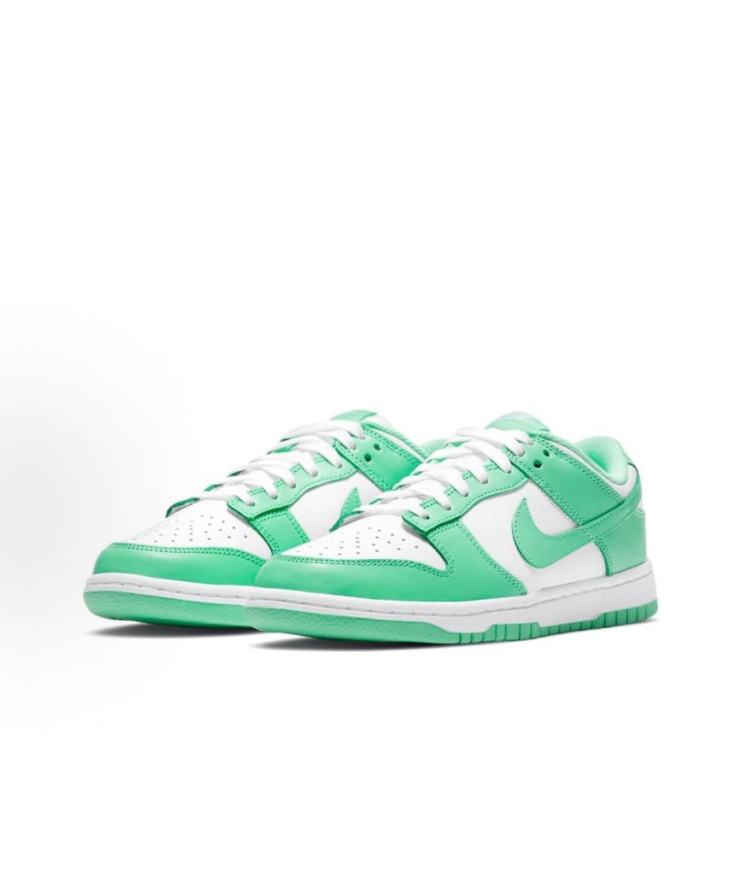 NIKE Бирюзовые кожаные кроссовки, фото 3