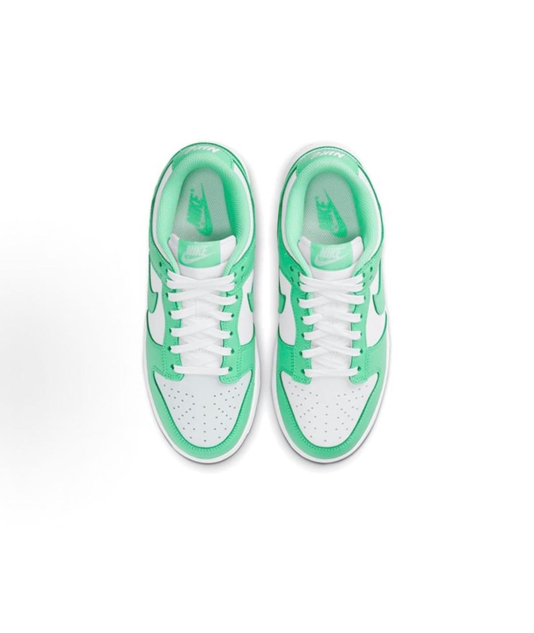 NIKE Бирюзовые кожаные кроссовки, фото 4