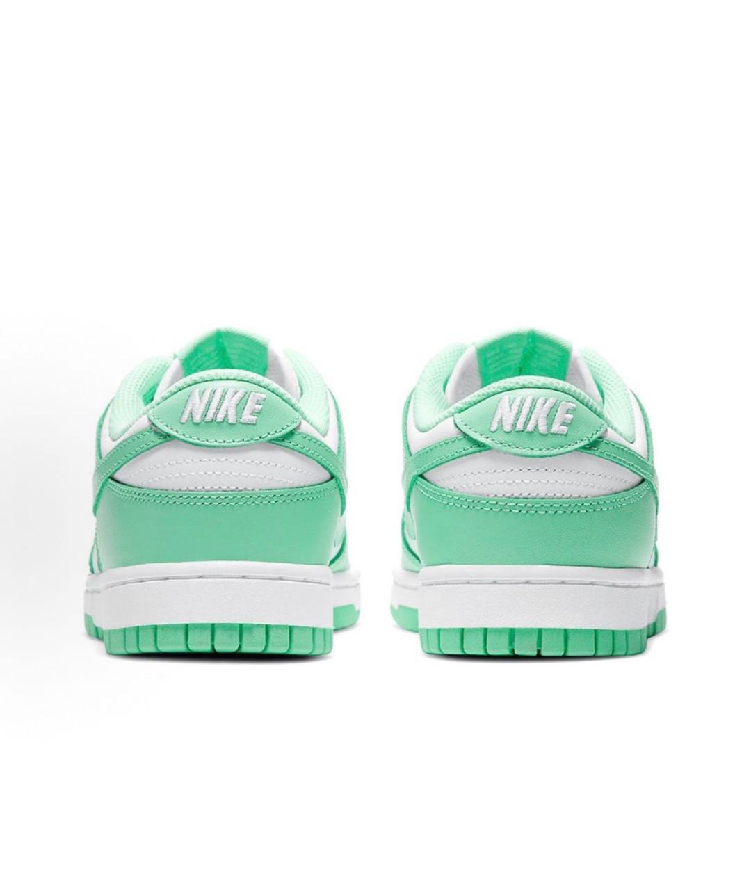 NIKE Бирюзовые кожаные кроссовки, фото 5