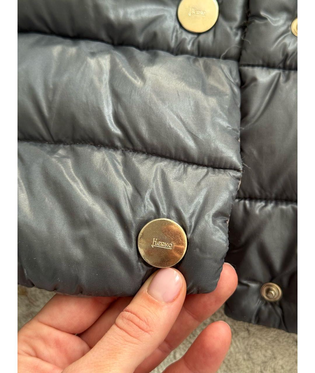 HERNO Антрацитовый жилет, фото 7