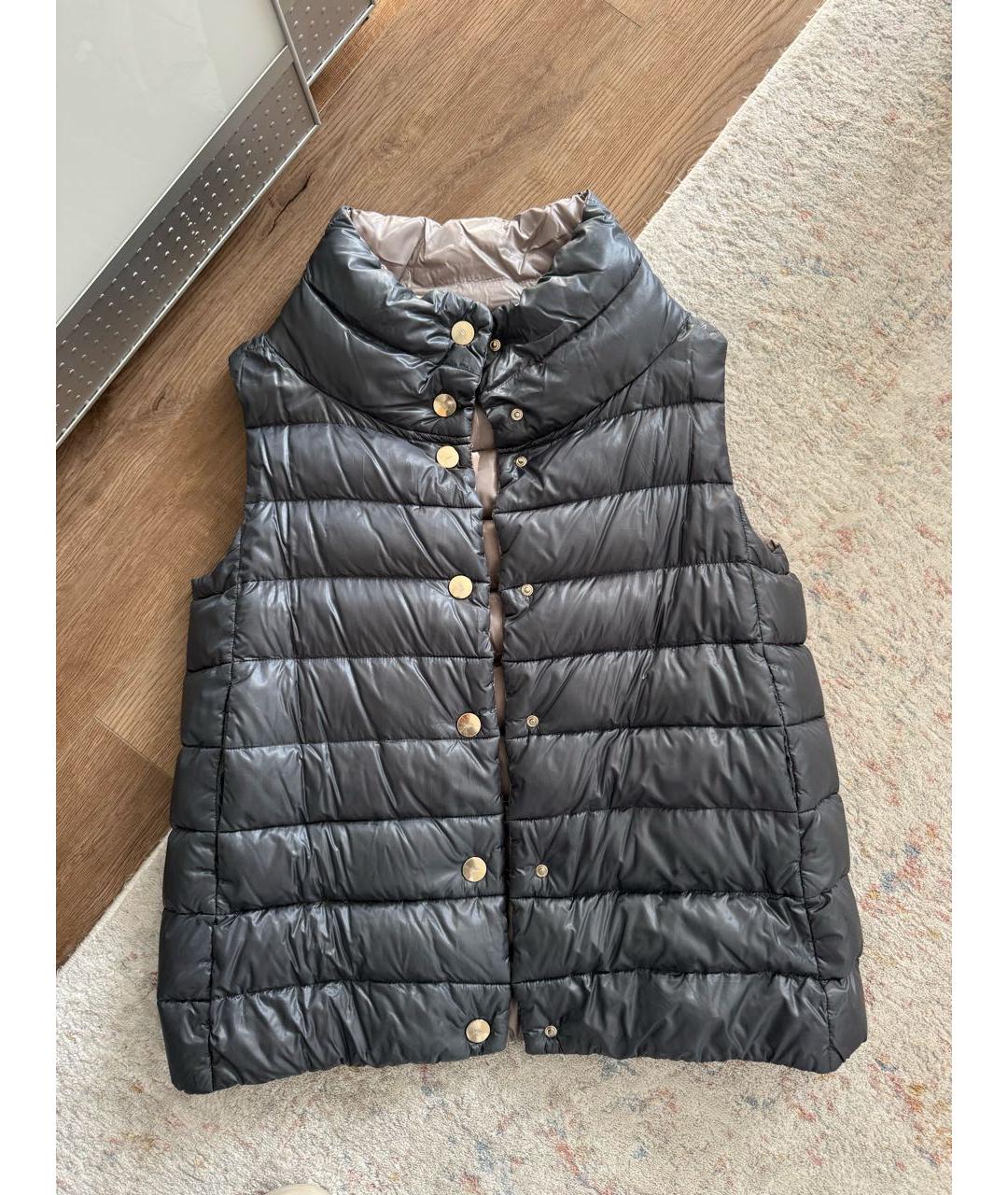 HERNO Антрацитовый жилет, фото 5