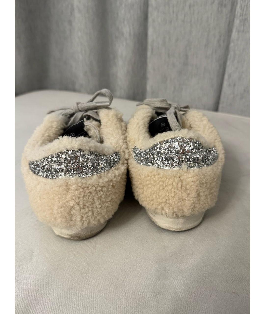 GOLDEN GOOSE DELUXE BRAND Бежевые кеды, фото 4