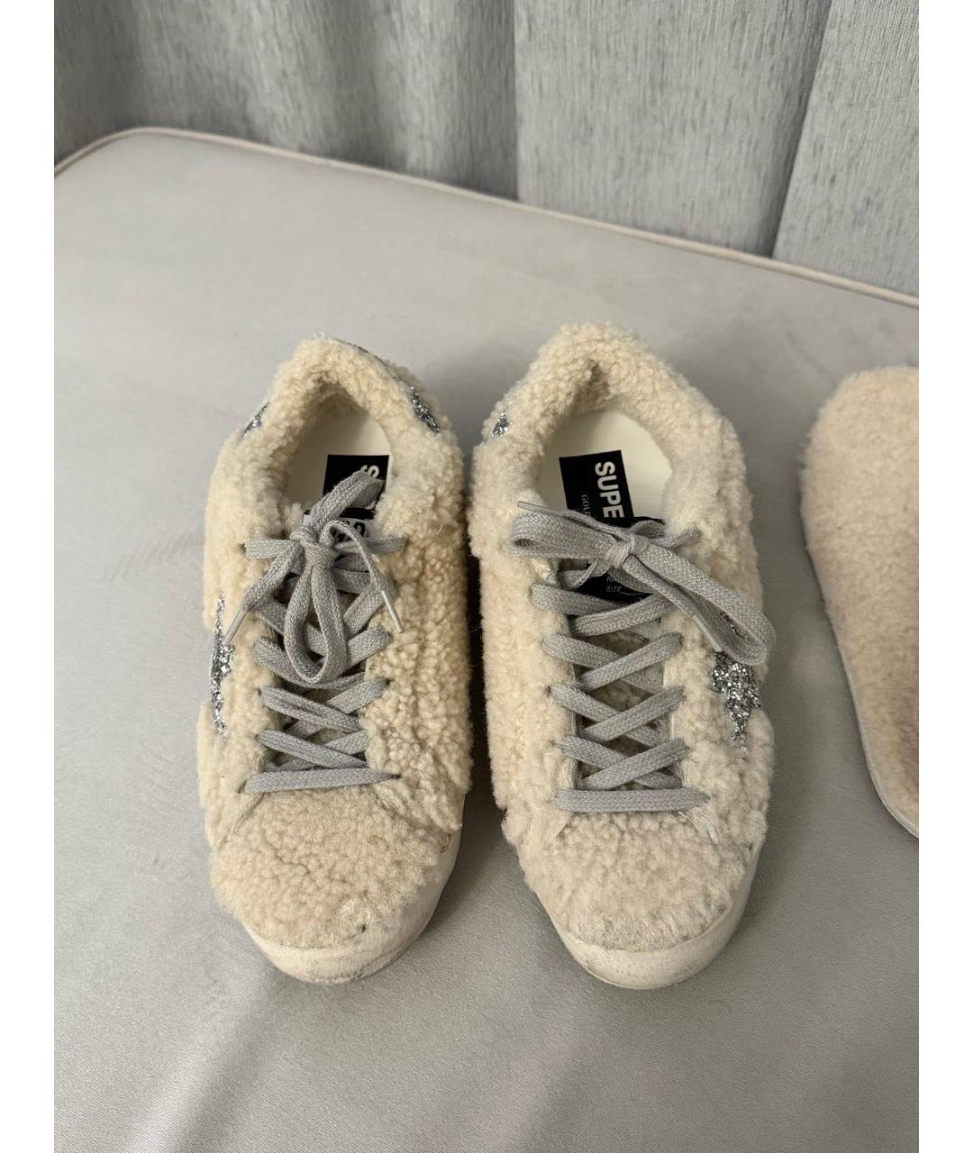 GOLDEN GOOSE DELUXE BRAND Бежевые кеды, фото 2