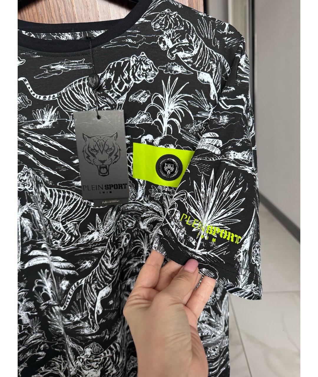 PHILIPP PLEIN Мульти хлопковая футболка, фото 4