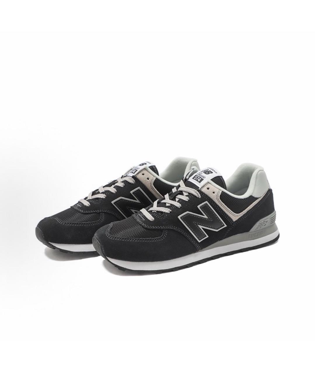 NEW BALANCE Черные замшевые кроссовки, фото 3