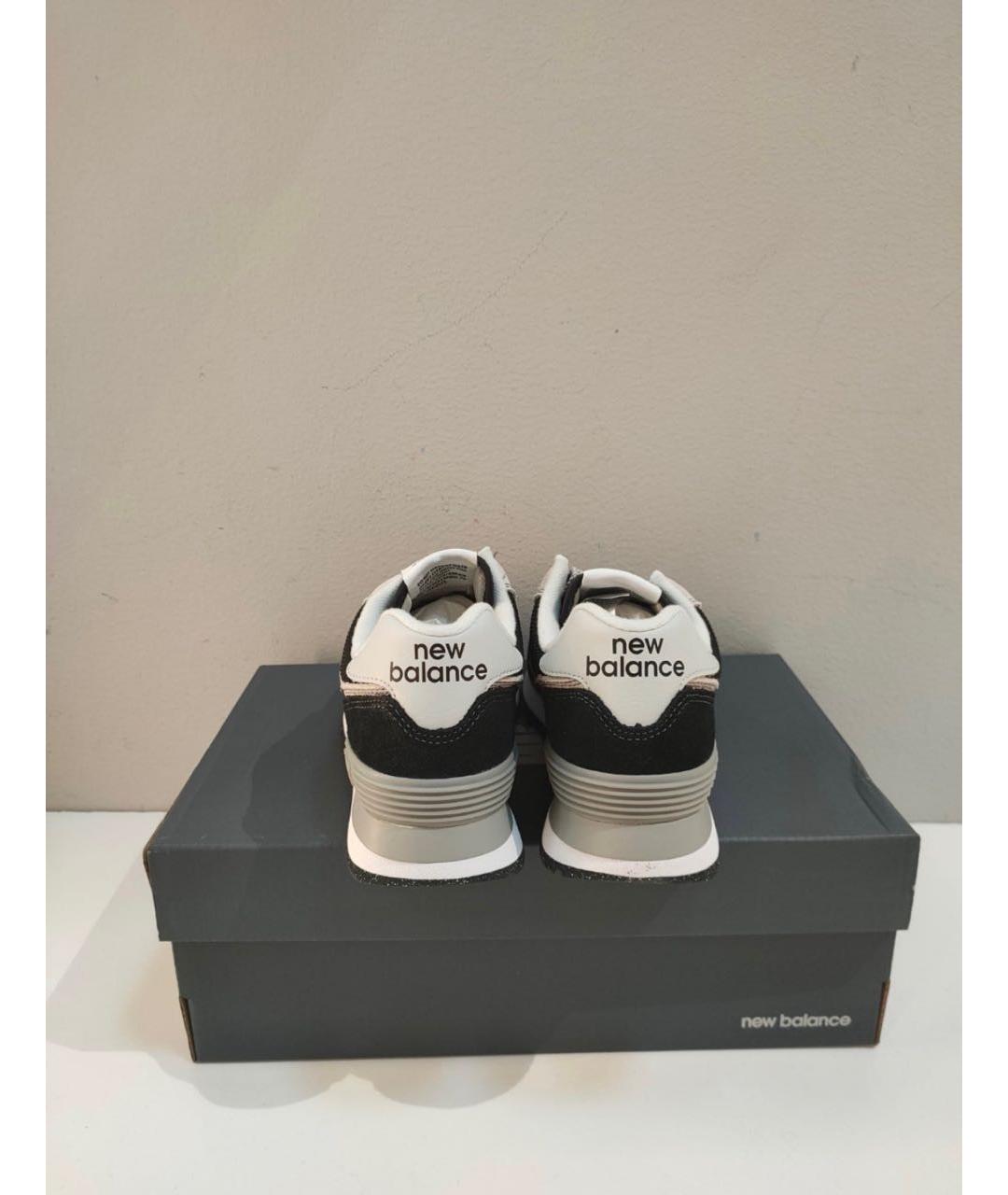 NEW BALANCE Черные замшевые кроссовки, фото 8