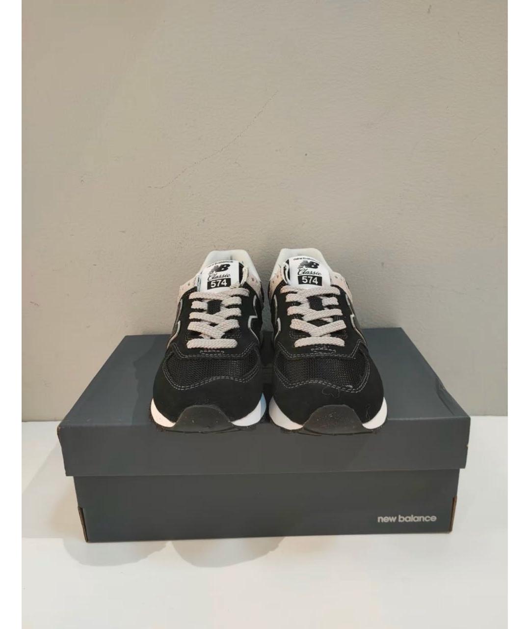 NEW BALANCE Черные замшевые кроссовки, фото 7