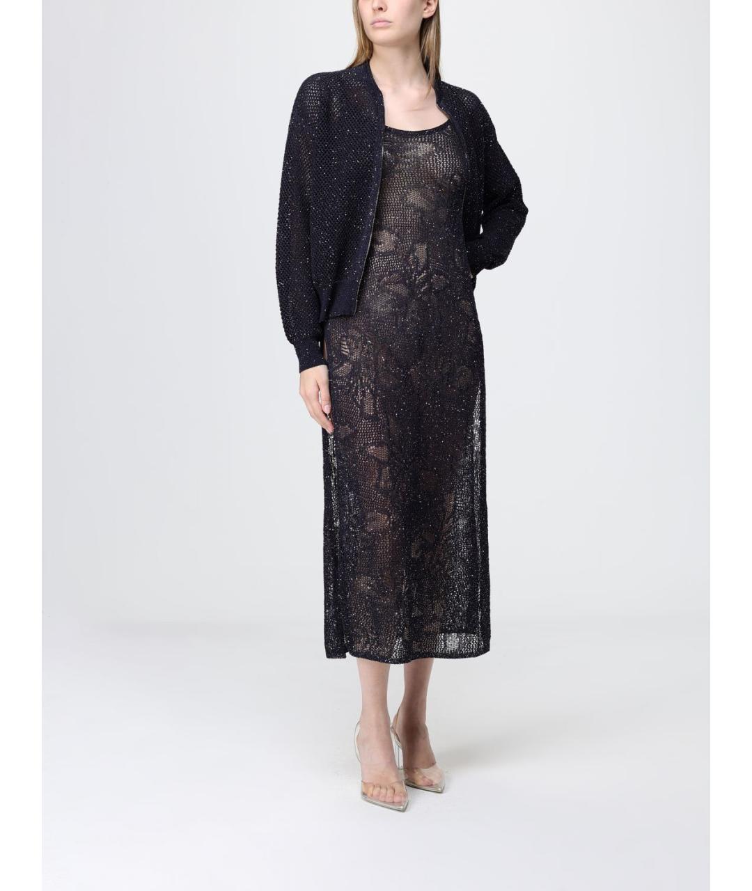 FABIANA FILIPPI Темно-синее платье, фото 2