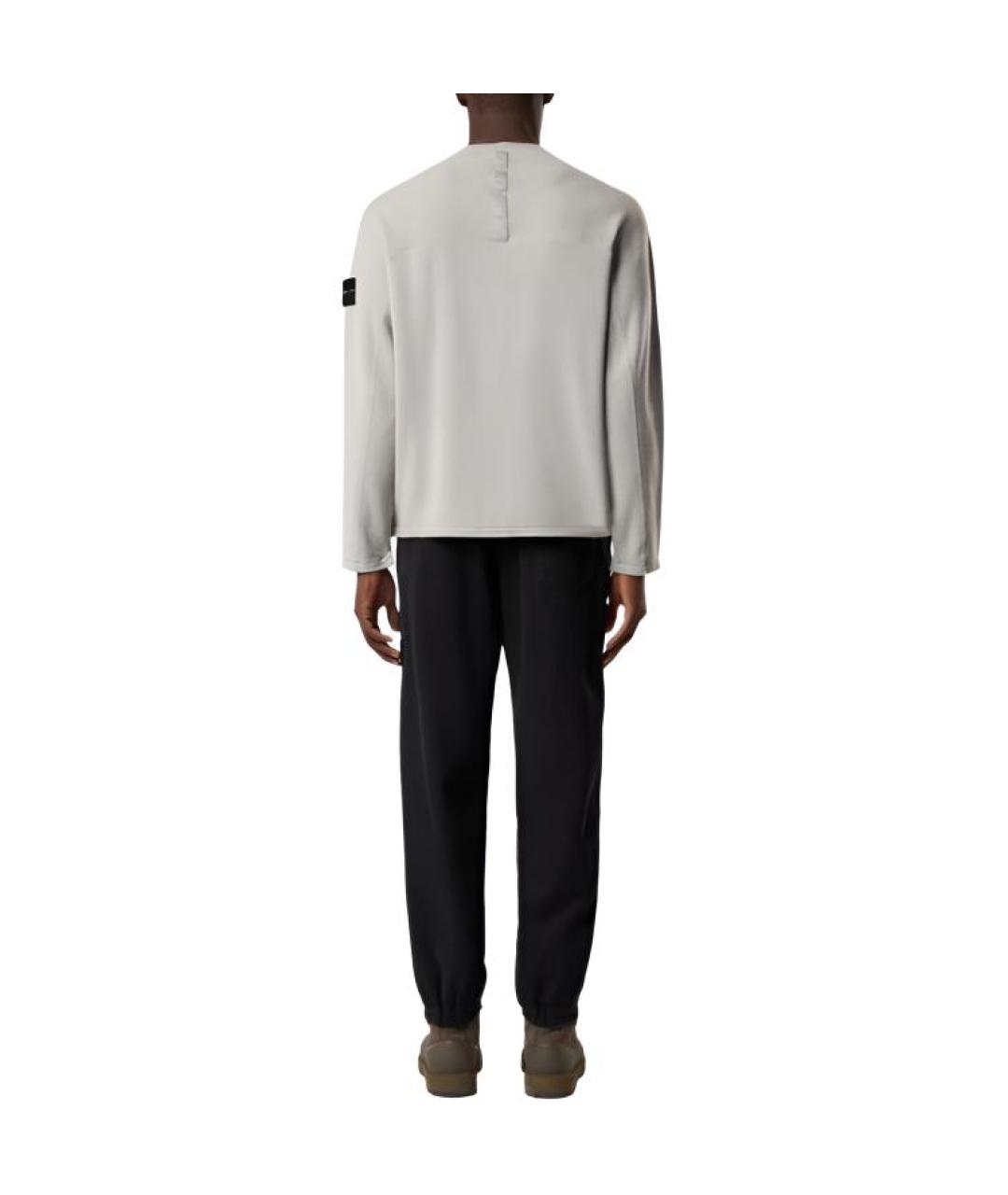 STONE ISLAND Черные повседневные брюки, фото 4