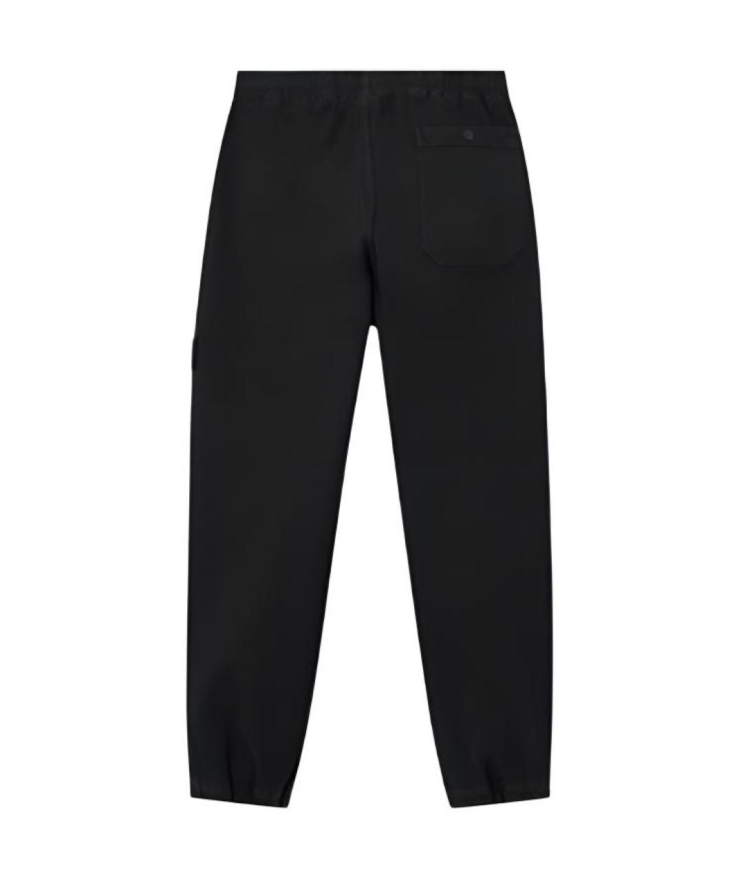 STONE ISLAND Черные повседневные брюки, фото 2