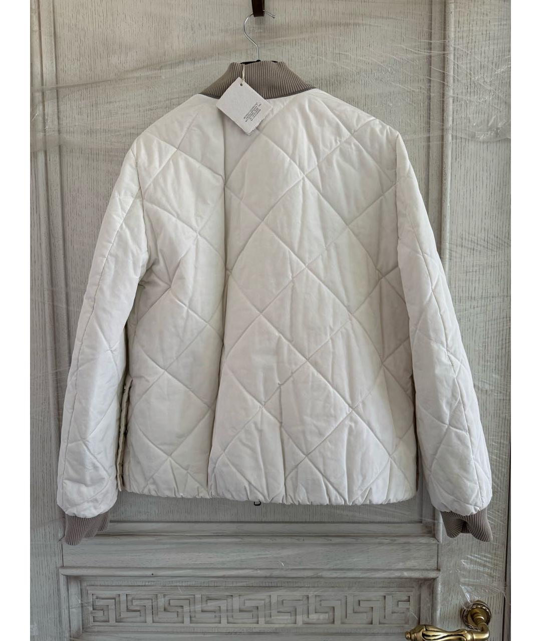 BRUNELLO CUCINELLI Бежевая полиэстеровая куртка, фото 2