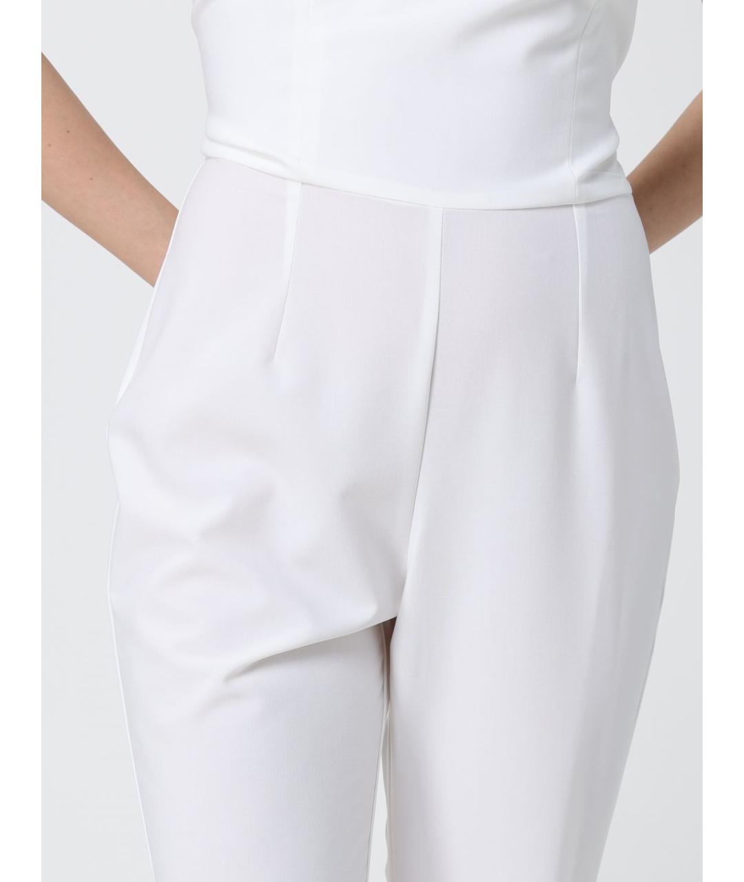 MAR DE MARGARITAS Белый полиэстеровый комбинезон, фото 3