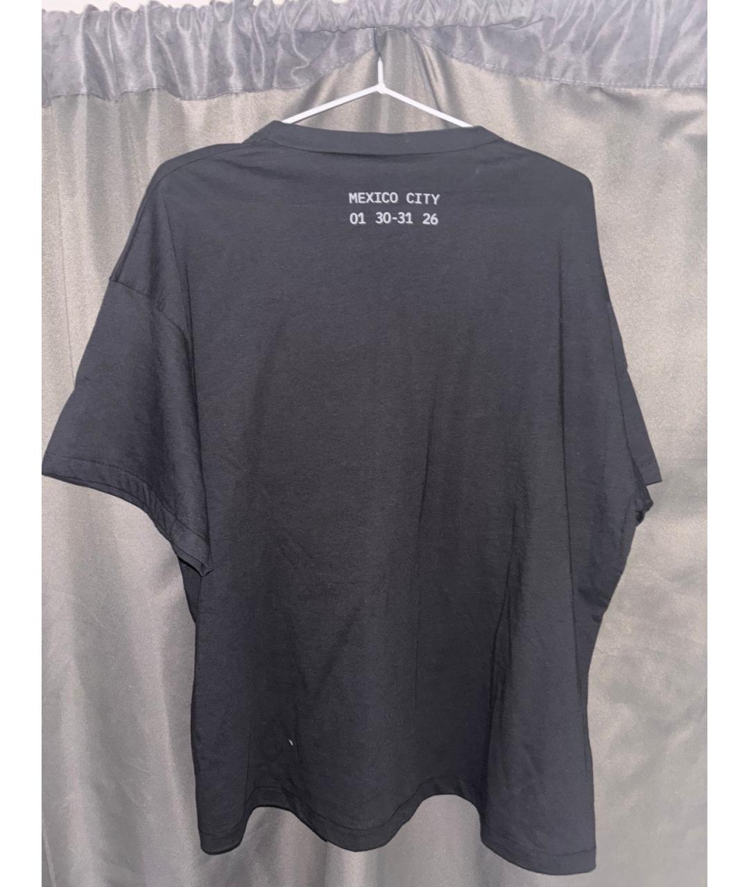 Kanye West Черная хлопковая футболка, фото 2