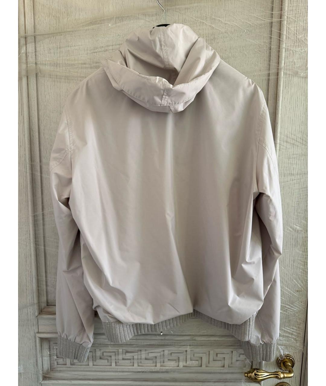 LORO PIANA Серая полиэстеровая куртка, фото 2