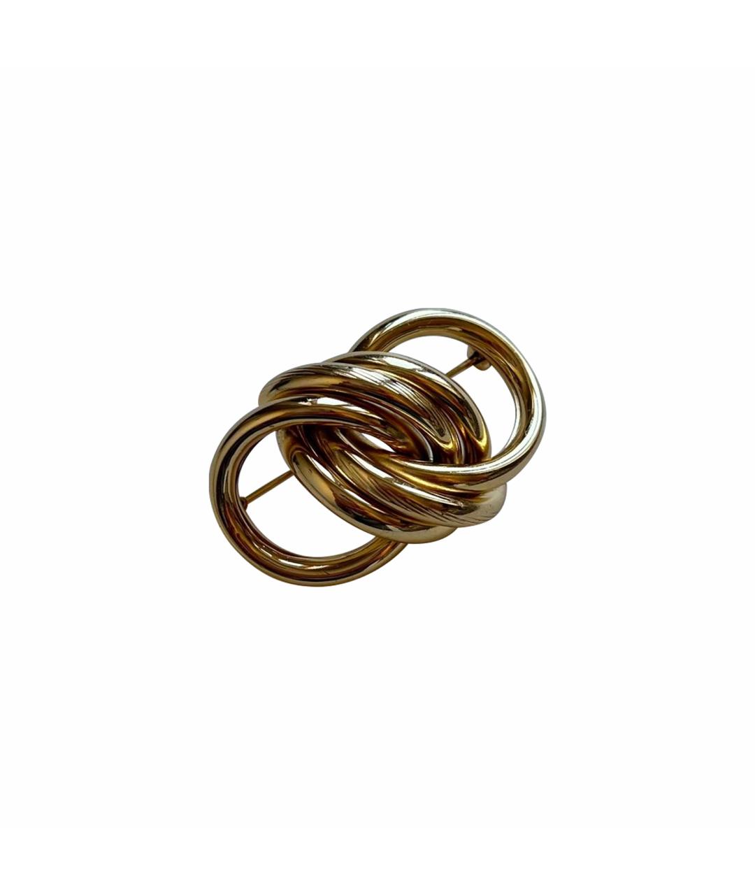 CHRISTIAN DIOR Золотая позолоченная булавка / брошь, фото 1