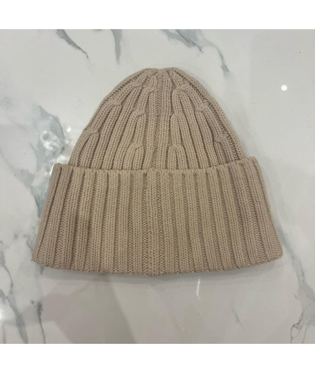 BOGNER Бежевая шерстяная шапка, фото 3