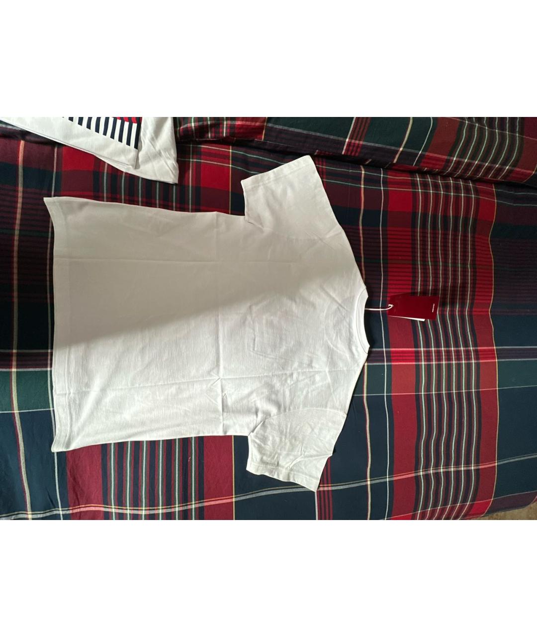 GUCCI Белая хлопковая футболка, фото 7