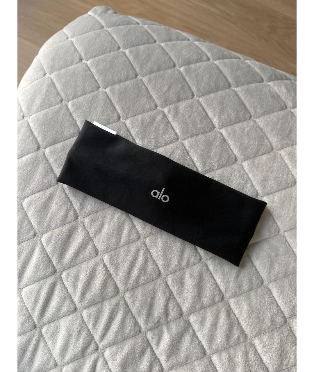 ALO YOGA Черная повязка, фото 4