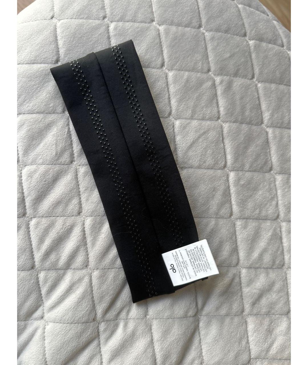 ALO YOGA Черная повязка, фото 3