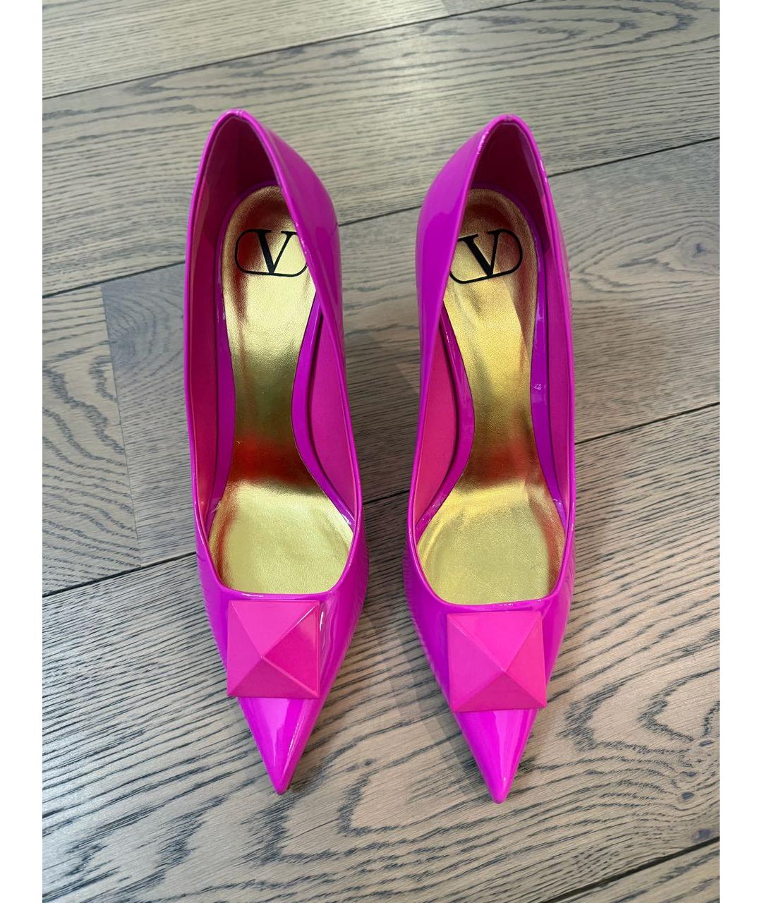 VALENTINO Фуксия туфли из лакированной кожи, фото 2