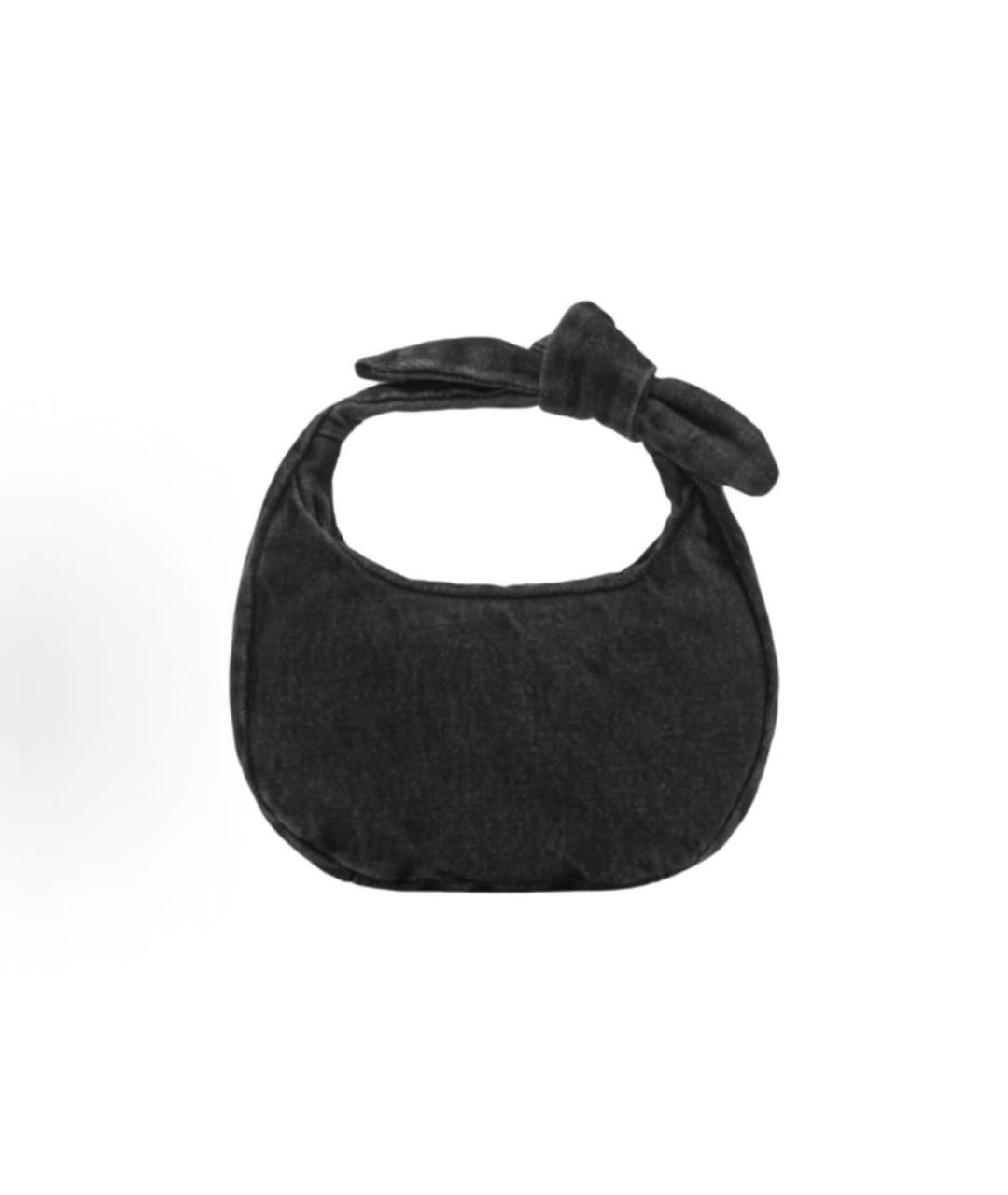 LEVI'S Черная тканевая сумка с короткими ручками, фото 2