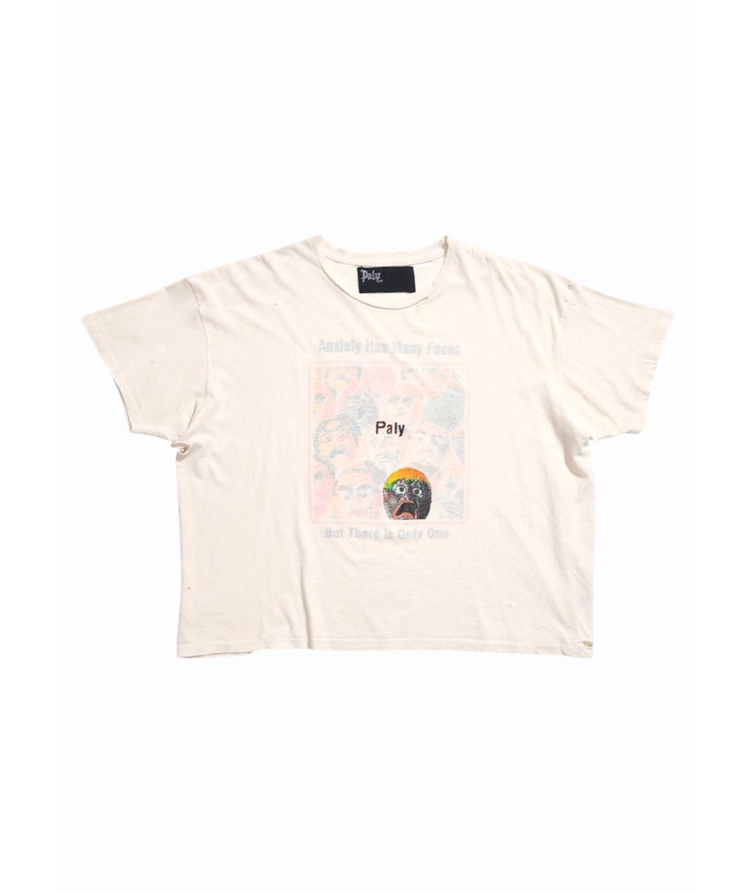 PALY Бежевая хлопковая футболка, фото 9
