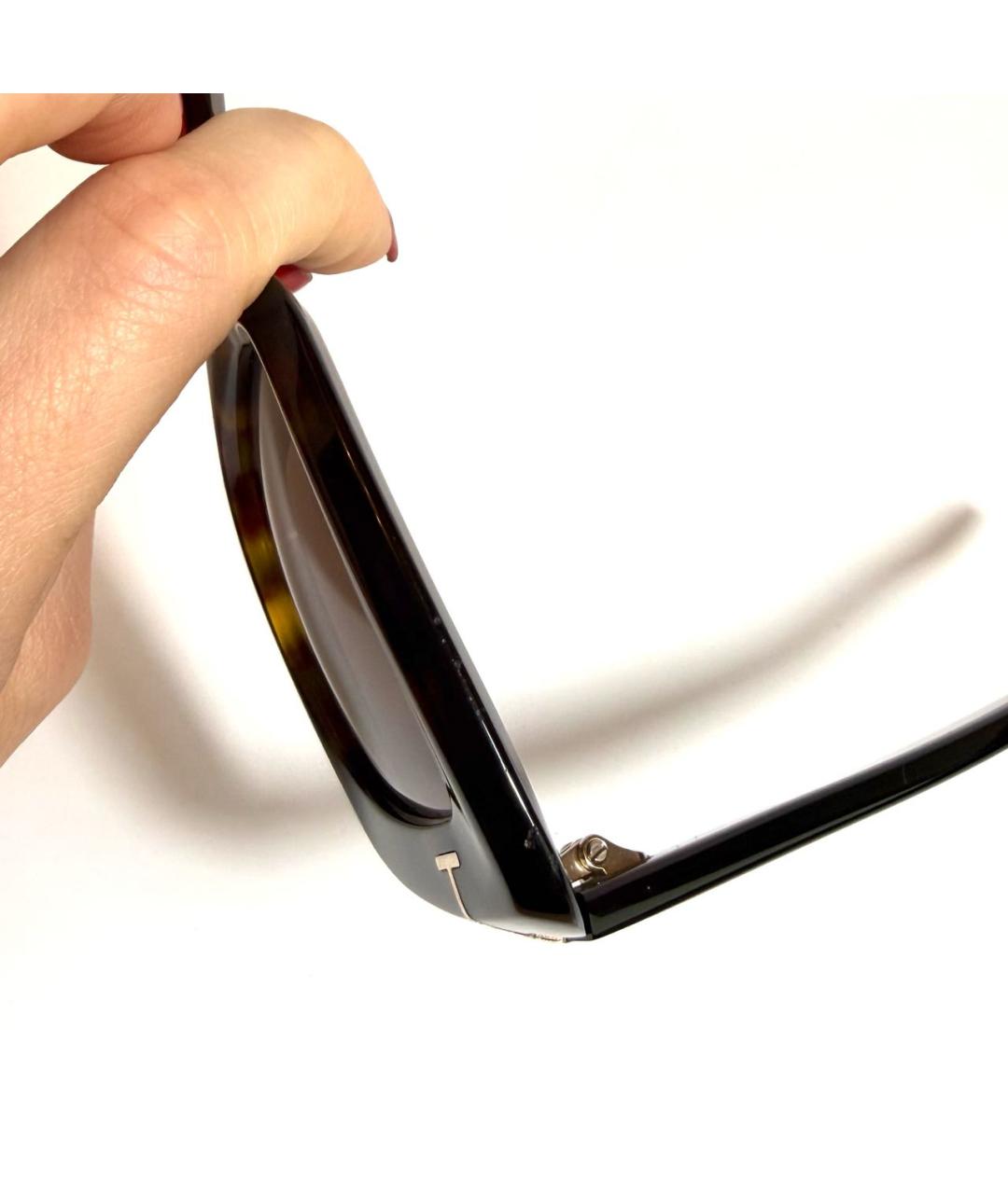 TOM FORD Коричневые пластиковые солнцезащитные очки, фото 5