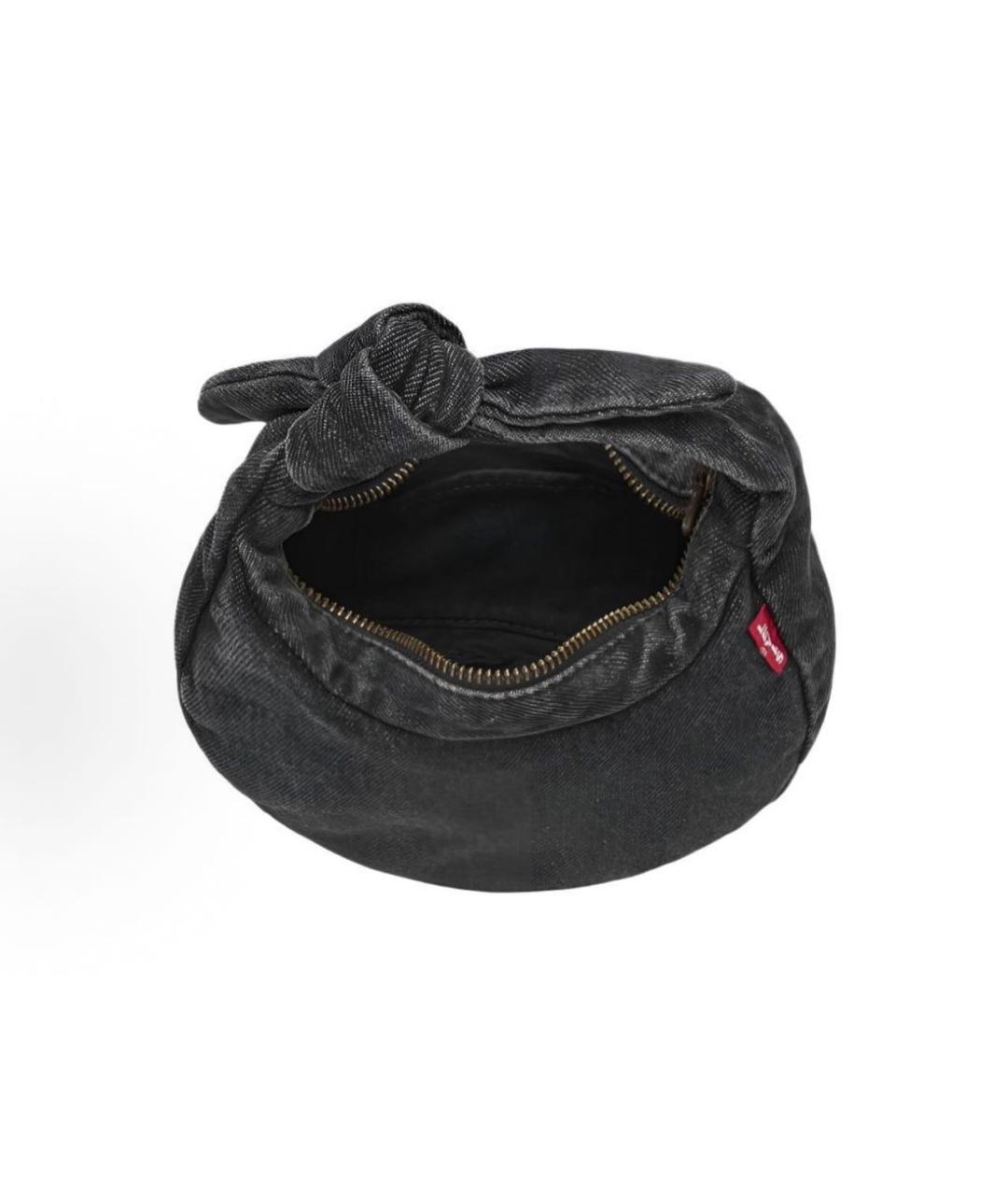 LEVI'S Черная тканевая сумка на плечо, фото 3